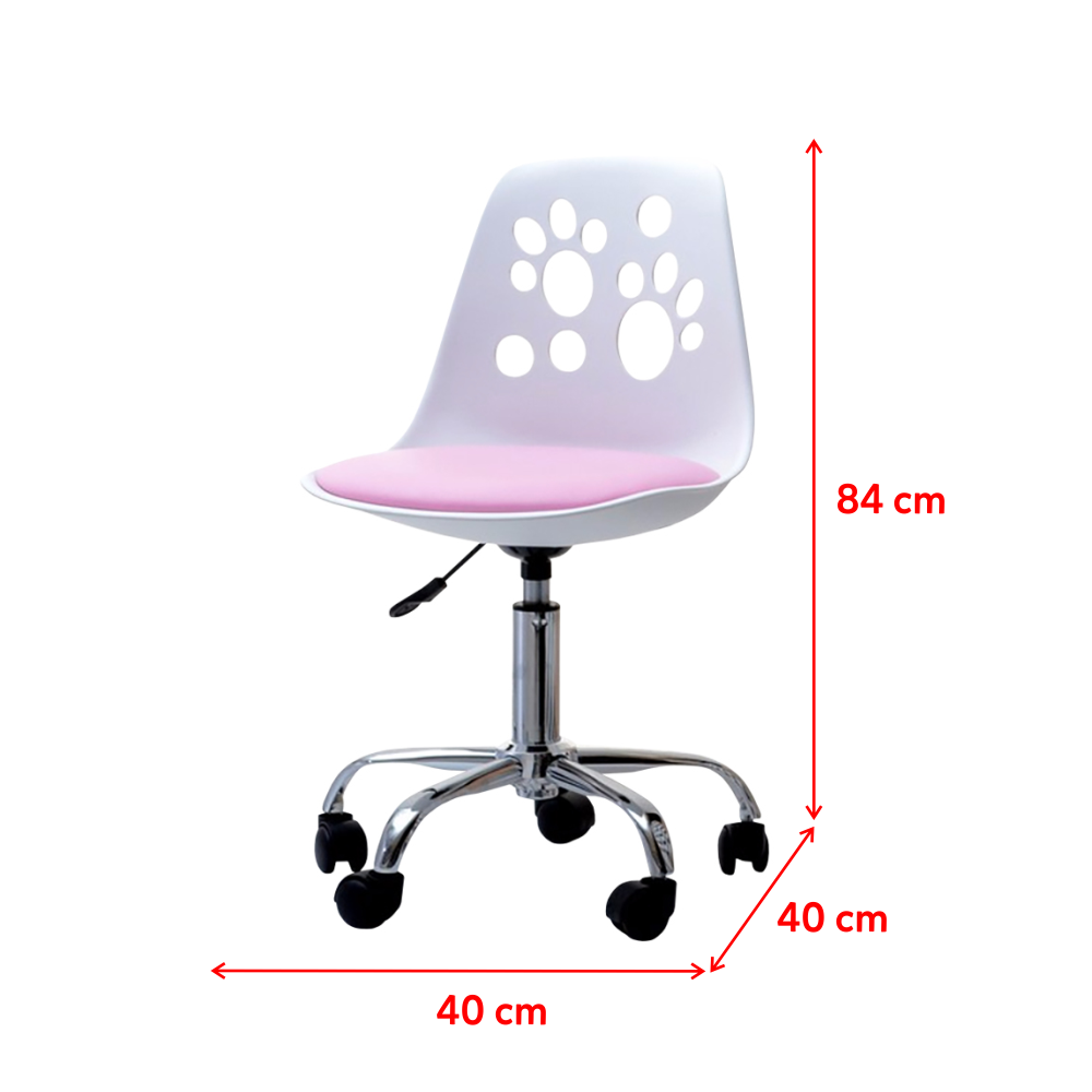 Fauteuil de bureau enfant / Chaise de bureau enfant - FOOT - 6 cm Fauteuil de bureau enfant / Chaise de bureau enfant - FOOT - 6 cm