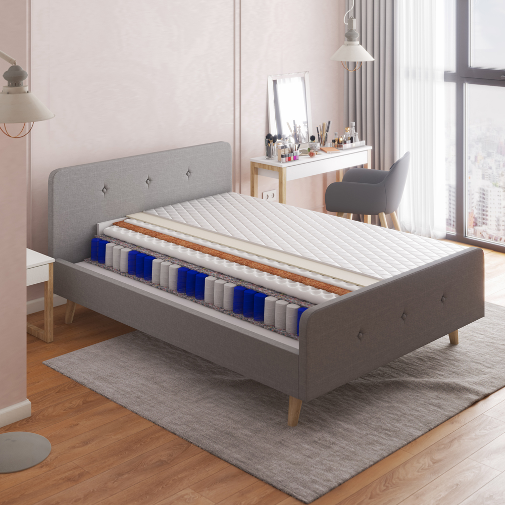 Matelas 80x200 Cm - 7 Zones De Confort - Mousse Froide - Hypoallergénique - Soutien Ferme