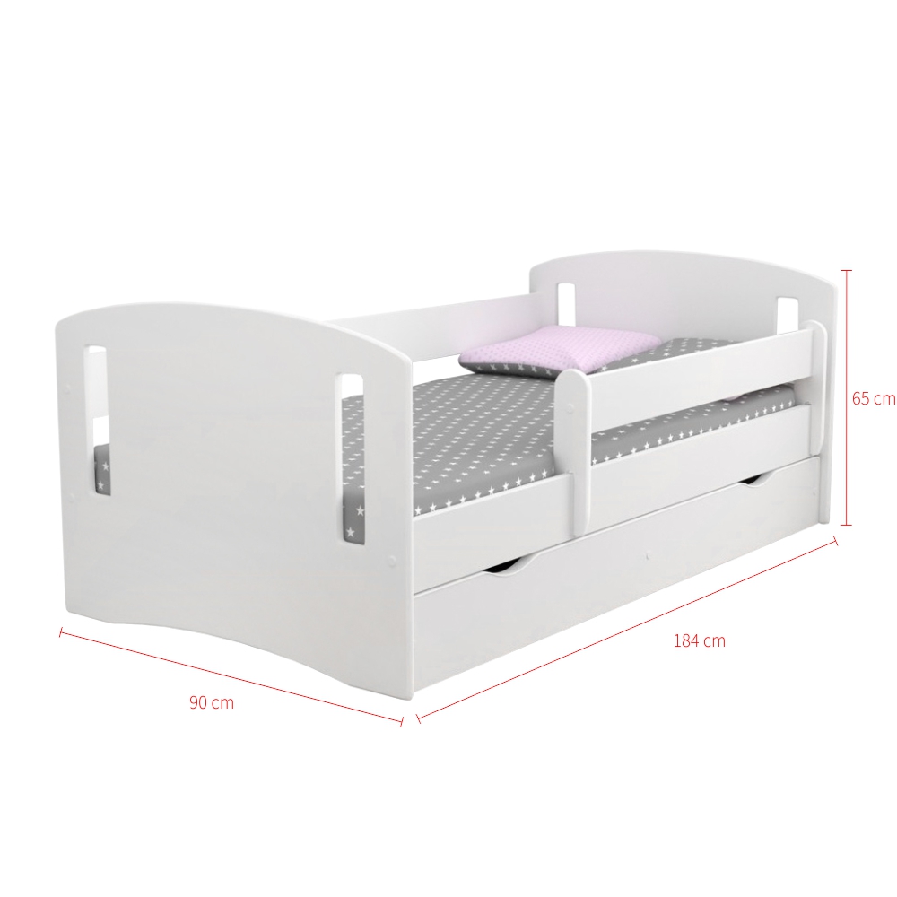 Barri/ères lit 180/ cm lit pliant Garde denfant Rail de s/écurit/é Rail de lit individuel respirant rose